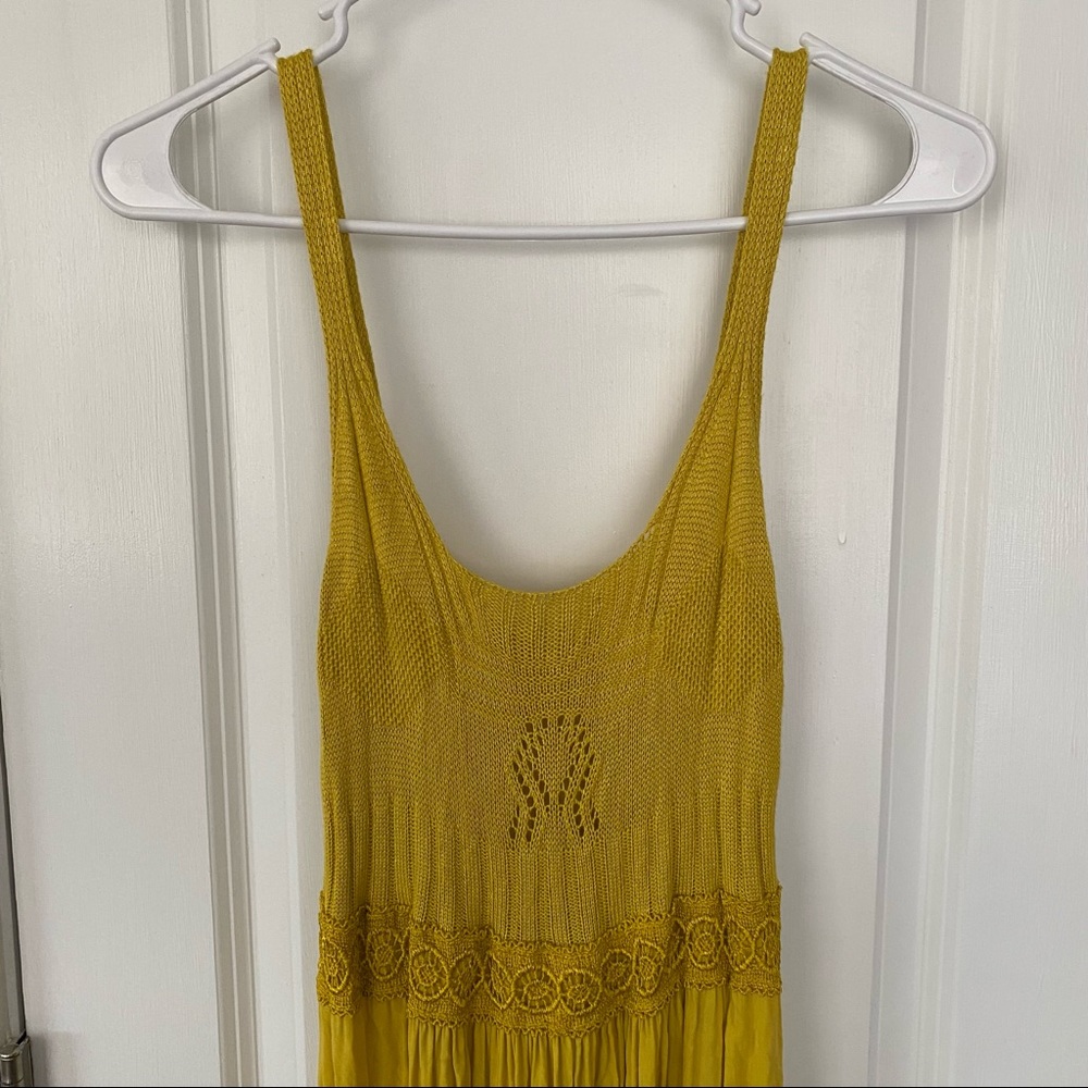 Casual summer crochet top dress one size fits most